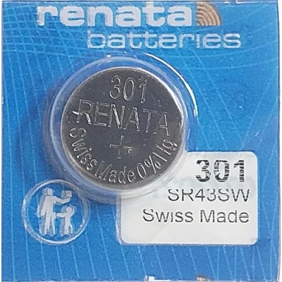 Abbildung von RENATA / Swatch Group Knopfzelle Silberoxid 301 1.55V 120mAh Blister(s) x 1
