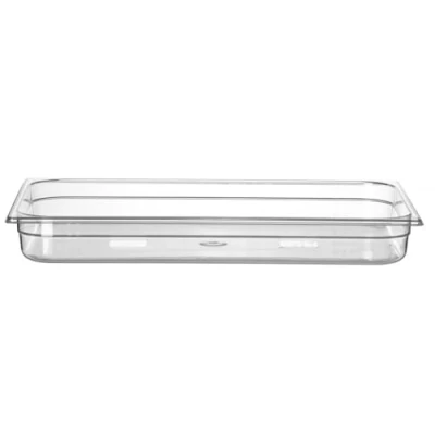 Abbildung von HENDI Gastronormbehälter, Temperaturbeständig von 40 bis 110C, Skalierung, Geruchs und geschmackneutral, 9L, Polycarbonat, GN 1/1, 530x325x(H)65mm
