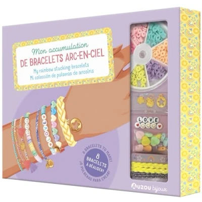 Abbildung von MA BOÎTE À BIJOUX MON ACCUMULATION DE BRACELETS ARC EN CIEL
