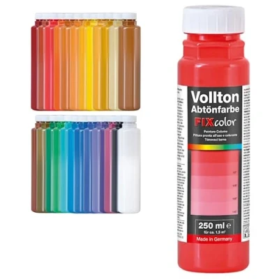 Abbildung von Decotric Decolor Bunte Abtönfarbe Signalrot 250 ml I Dispersionsfarbe für dekorative Anstriche und wasserbasierten Materialien Hohe Farbkraft &amp; Ergiebigkeit