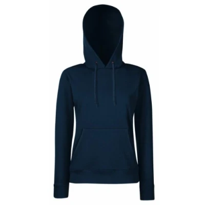 Abbildung von Fruit of The Loom Classic Hooded Sweat Lady Fit Farbe: Deep Navy Größe: XL
