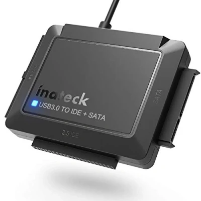 Abbildung von Inateck Festplatten Gehäuse IDE SATA to USB 3.0 Adapter für 2.5/3.5 HDD/SSD