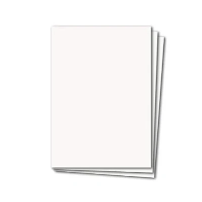 Abbildung von Glüxx Agent 50 Blatt Tonkarton DIN A4 Weiss 240 g/m² Dicker Bastelkarton 21,0 x 29,7 cm Pappe zum basteln für Fotoalbum Menükarte Bedruckbar DIY kreativ Sein