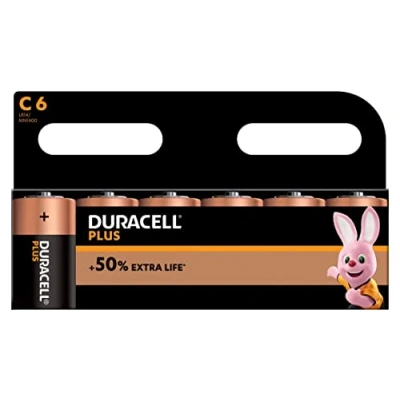 Abbildung von Duracell MN1400B6 Plus Power Batterie C Größe 6 Pack