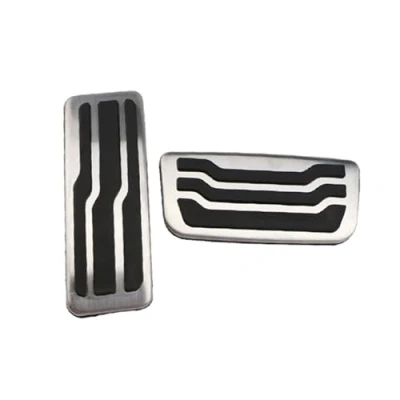 Abbildung von Fußstütze Pedale Abde Für Ford Everest Endeavour Ranger 2016 2021 Gas Kraftstoff Bremspedale Pad Edelstahl Auto Pedal Pads Abdeckung Accelerator Bremse (Größe : at)