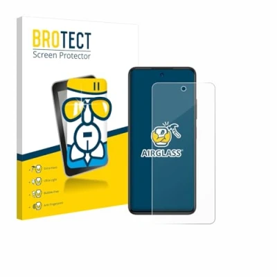 Abbildung von BROTECT Schutzglas für ZTE Blade A75 4G Schutzfolie Panzer Folie Glas [Extrem Kratzfest 9H, Anti Fingerprint, Ultra Transparent]
