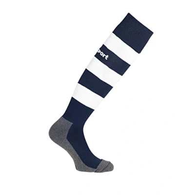 Abbildung von uhlsport Herren Team Pro Essential Stripe Socken, Marine/Weiß, 37 40