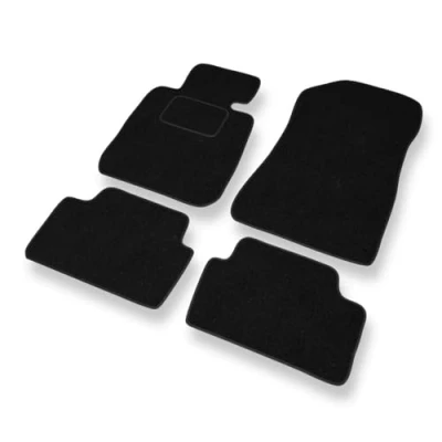 Abbildung von Mossa Fußmatten Auto kompatibel mit BMW 1er E81/E87 (2004 2013) schwarz Automatten Autoteppiche 1