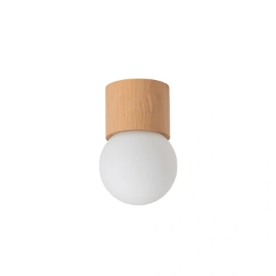 Abbildung von SOLLUX SL.1190 Deckenleuchte BOOMO G9 1 x 8W Holz Ø12cm H:19cm dimmbar