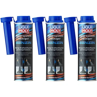 Abbildung von Liqui Moly 3X Motor System Reiniger Benzin 300ml entfernt Ablagerungen &amp; gewährleistet geringeren Kraftstoffverbrauch Kraftstoff Additiv für Motoren I