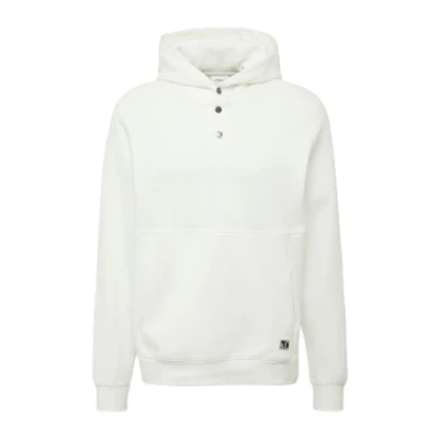 Abbildung von s.Oliver Strukturierter MIT DRUCKKNÖPFEN UND Kapuzenpullover, Herren, Größe: Large, Weiß