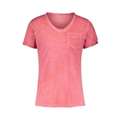 Abbildung von Key Largo SODA NEW Vneck Tshirt print, Herren, Größe: Small, Rot (74)