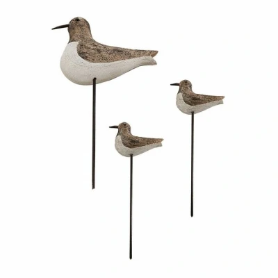 Abbildung von Mirabeau Dekoobjekt Deko Vogel 3er Set Izzy beige