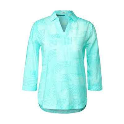 Abbildung von Cecil Damen B343842 Longbluse, Clary Mint, XL