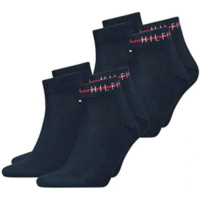 Abbildung von Tommy Hilfiger Quarter 2 PACK Socken, Herren, Größe: 39 42, Navy