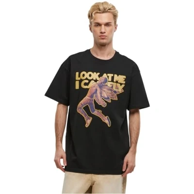 Abbildung von Mister Tee Unisex MT2744 Look Oversize T Shirt, Black, XL