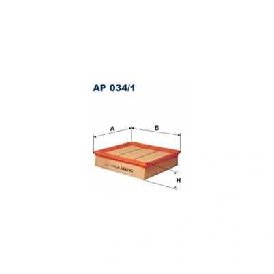 Abbildung von Luftfilter FILTRON AP 034/1
