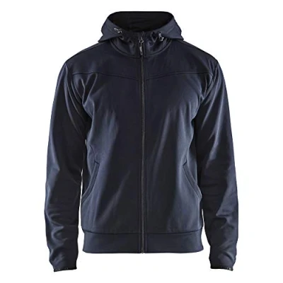 Abbildung von Blaklader 336325268699S Hoodie mit Reissverschluss, Dunkel Marineblau/Schwarz, Größe S
