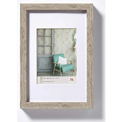 Abbildung von Walther design EA100D Stockholm Holzrahmen 70x100 cm, grau