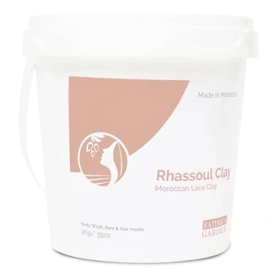 Abbildung von Fatima&#039;s Garden Ghassoul Ton Natürliches Detox für Haut &amp; Haar, 1kg