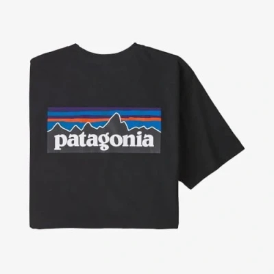 Abbildung von Patagonia LOGO TEE Tshirt print, Herren, Größe: Medium, Black