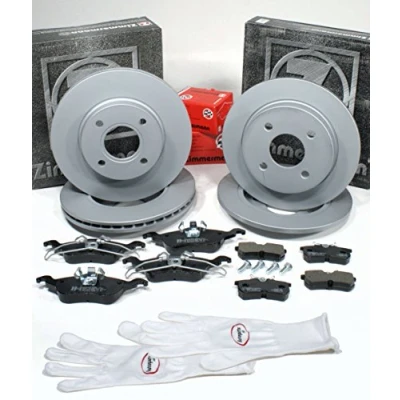 Abbildung von Autoparts Online Set 60012467 Zimmermann Bremsscheiben Coat Z/Bremsen + Bremsbeläge für vorne hinten