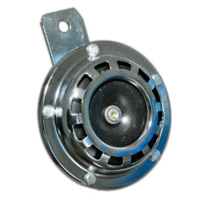 Abbildung von 1 Signalhorn für 12Volt KfZ Hupe Chrom Autohupe Metall mit Halterung HORN KRAD Neu Old Harvest