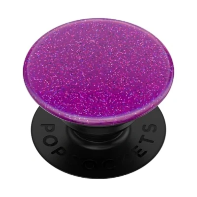 Abbildung von ​​PopSockets Telefongriff mit erweiterbarem Ständer, PopSockets für Telefon Glitter Confetti Purple Haze