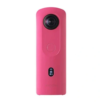 Abbildung von RICOH Imaging Theta SC2 PINK, 360 Kamera mit Bildstabilisierung, hohe Bildqualität, High Speed Datentransfer, Nachtaufnahmen geringen Bildrauschen, klein &amp; leicht, für IOS und Android único