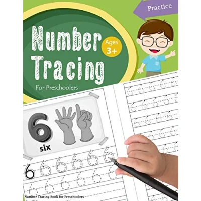 Abbildung von Number Tracing Book for Preschoolers: books kids ages 3 5,Number workbook,Number Writing Practice Book,Number Book. Learning the easy Maths