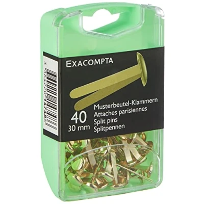 Abbildung von Exacompta Musterbeutel Klammern 30mm VE=40 Stück