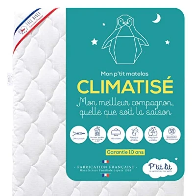 Abbildung von P&#039;tit Lit Klimatisiert Babymatratze 60x120 cm 1 Sommerseite / Winterseite Anti Milbe Abnehmbar OekoTex