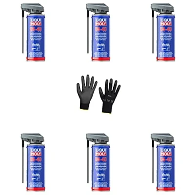 Abbildung von Iloda 6xOriginal Liqui Moly 200ml LM 40 Multifunktionsspray 3390 Schutzhandschuhe