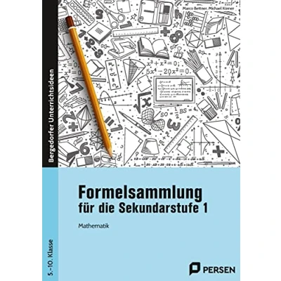 Abbildung von Formelsammlung für die Sekundarstufe 1: Mathematik (5. bis 10. Klasse)