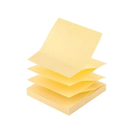 Abbildung von Notizen blockieren Alternativen zu Post it 12 Stck.. Gelba Zick Zack mit 100 pro Block 75x75mm