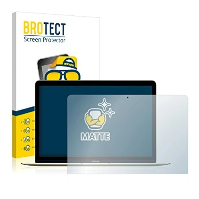 Abbildung von BROTECT Entspiegelungs Schutzfolie für Apple MacBook Retina 12&quot; (Anfang 2016) (2 Stück) Matte Displayschutz Folie, Anti Fingerprint