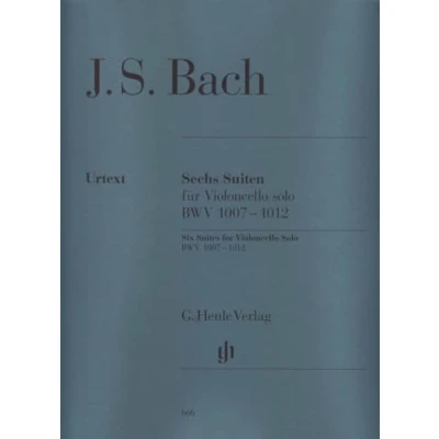 Abbildung von 6 Suiten Bwv 1007 1012 (Vc). Violoncello: Besetzung: Violoncello solo (G. Henle Urtext Ausgabe)