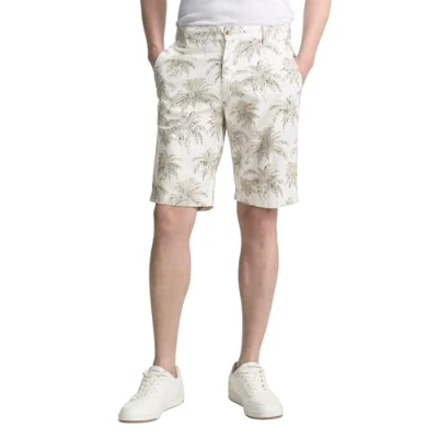 Abbildung von TOM Tailor Shorts, Herren, Größe: 40, Off white stripe palm design