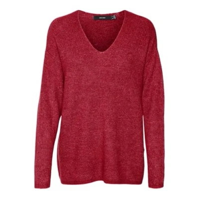 Abbildung von VERO MODA Vmcrewlefile Ls V Neck Blouse Noos