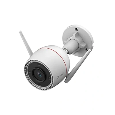 Abbildung von EZVIZ 2K Outdoor WLAN IP Kamera, IP67 Überwachungskamera mit KI Personenerkennung, Farbnachtsicht, aktive Verteidigung Licht und Sirene, Zwei Wege Audio, C3TN 3MP