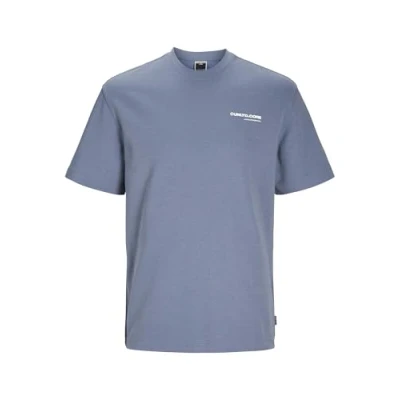 Abbildung von Jack &amp; Jones Jcoaero CREW NECK Tshirt print, Herren, Größe: Small, Flint stone
