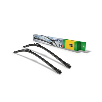 Abbildung von Scheibenwischer Hella Easy Set Oe 9XW 358 164 131 vorne Flachbalkenwischblatt BMW: 2 Active Tourer, X3, Gran VOLVO: V50, V70 3