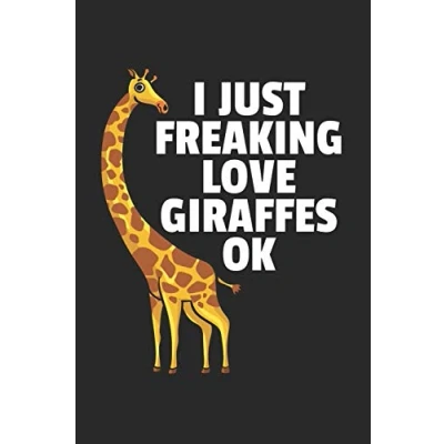 Abbildung von Giraffe Notizbuch: Notizbuch für Liebhaber / Notizheft Notizblock A5 (6x9in) Dotted Notebook Punkteraster 120 gepunktete Seiten