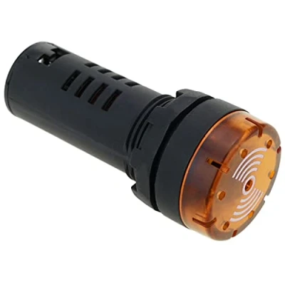 Abbildung von BeMatik Buzzer Signal Alarm 22mm 220 VAC Orange