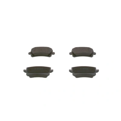 Abbildung von BOSCH 0 986 494 344 Bremsbelagsatz Low Metallic mit Anti Quietsch Blech VOLKSWAGEN: Tiguan I, Golf 5 Schrägheck, SEAT: Alhambra II