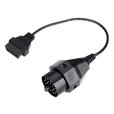 Abbildung von ConBlom 20PIN OBD1 bis 16PIN OBD2 Adapterstecker Scanner Kabel 20 Pin Adapter Stecker Diagnosekabel Runde Diagnosescanner Adapterkabel für E36 E38 E39 E46 E53 X5 Z3