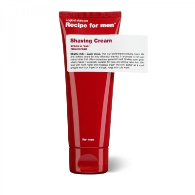 Abbildung von Recipe For Men Shaving Cream Rasiercreme, Herren, Größe: 75 ml,