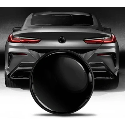Abbildung von Biomar Labs Kompatibel mit BMW Emblem 51148219237 Kofferraum Abzeichen 74mm Heckklappe Schwarz EZ 28