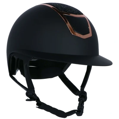 Abbildung von Harry&#039;s Horse Sicherheitskappe &quot;Mont Blanc Twinkle&quot; 53 / 55 Schwarz Rosa
