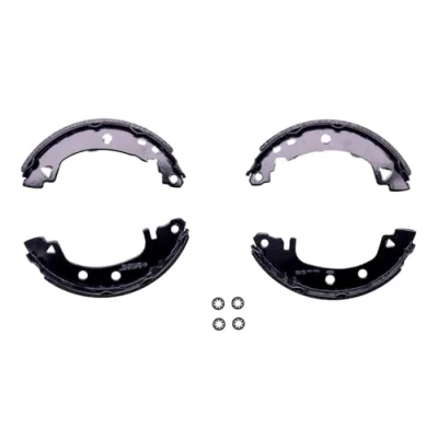 Abbildung von HELLA 8DB 355 001 061 Bremsbacken 203,2 39 ohne Handbremshebel mit Zubehör RENAULT: Rapid Kastenwagen, 19 I Schrägheck, CITROËN: AX